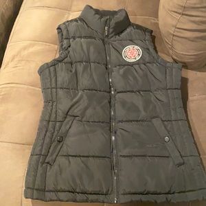 Black puffer vest from Madden Girl.